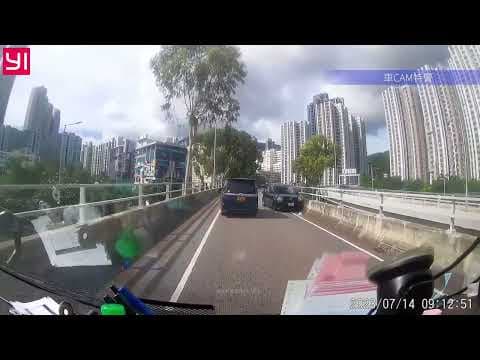 車CAM直擊 - YP3971 康安街橋逆線行駛落東廊