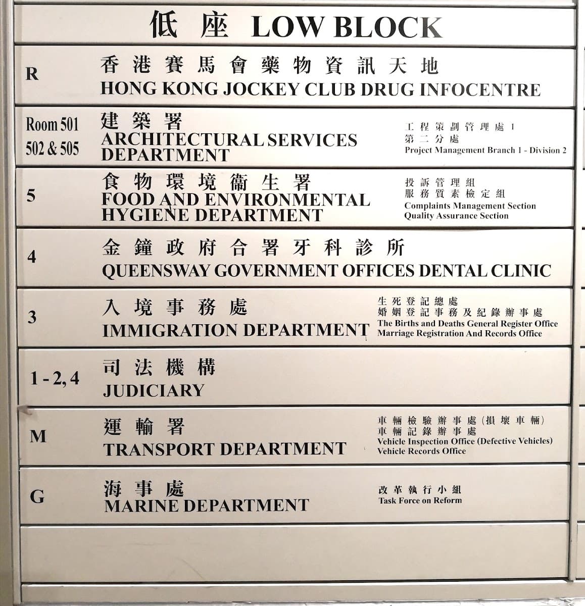 金鐘道政府合署停車場 實景照片 10