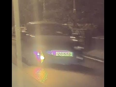 車CAM直擊 - 2024/05/17 凌晨2:58 ZC5761 天水圍天影路逆線行駛 #已1823