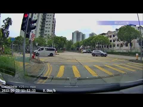 車CAM直擊 - WU4870 掃管埔路偷雞uturn 仲要行人綠公仔有人過緊