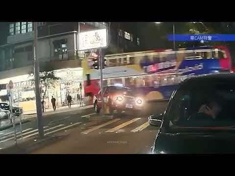 車CAM直擊 - 駱克道個燈箱原來係咁撞爛 🎁 #恆常的事