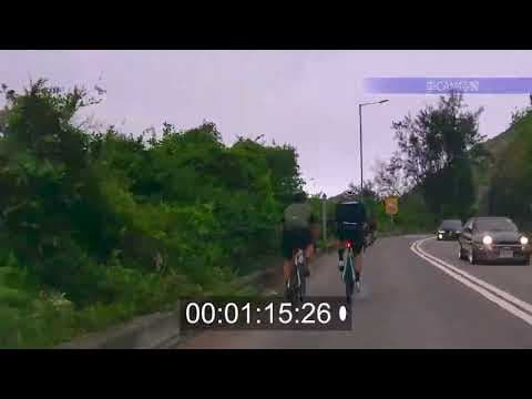 車CAM直擊 - 石澳單車團上斜仲要2至3個人排開...自私咗少少喎...
