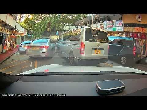 車CAM直擊 - 兩位司機有需要幫手請聯絡 旺角廣華街交通意外 2025/10/15