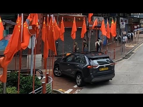 【車cam直擊系列】豐田心急想過廟街牌坊