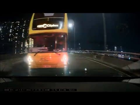 車CAM直擊 - 巴士司機駕駛態度問題定我手車有問題？ 東廊城巴司機硬Cut