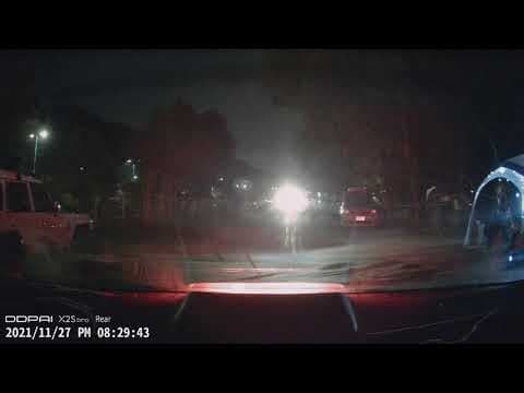 車CAM直擊 - 經過俾細佬扔石頭，勁無奈