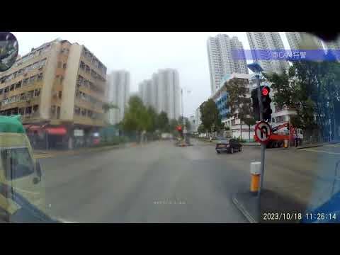 車CAM直擊 - 綠頂 LV1707 聯安街衝紅燈