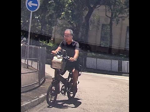 車CAM直擊 - 廣播道 單車阿伯逆線行駛 畀你嚇死
