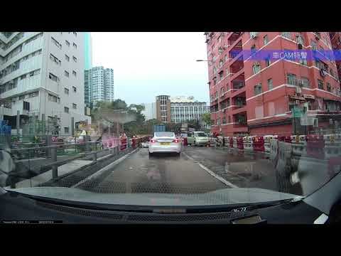 車CAM直擊 - 加士居道天橋交通意外 事發一刻