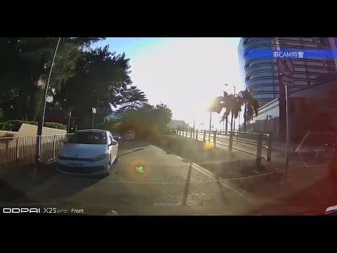 車CAM直擊 - 暢運道 私家車逆線逃避老隱追捕