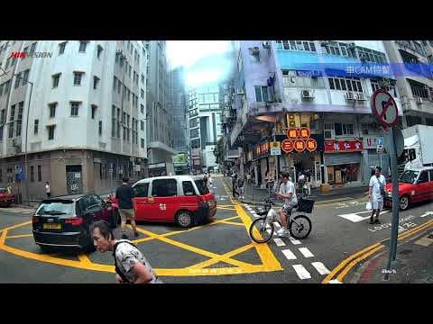 車CAM直擊 - 咸美頓街 的士阿姐讓線無收慢睇清楚直衝 交通意外