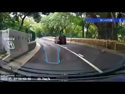 車CAM直擊 - 雅賓利道 傻更更lalamove司機 逆線行車