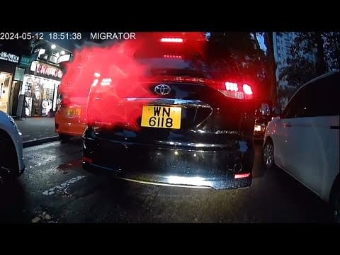 車CAM直擊 - 又新街 盲毛司機出讓線撞車 理由係睇唔到 😳