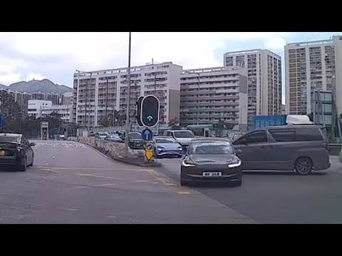 車CAM直擊 - 美麗的誤會定係有心想收錢？ 😂 火炭往沙田 兩車相撞