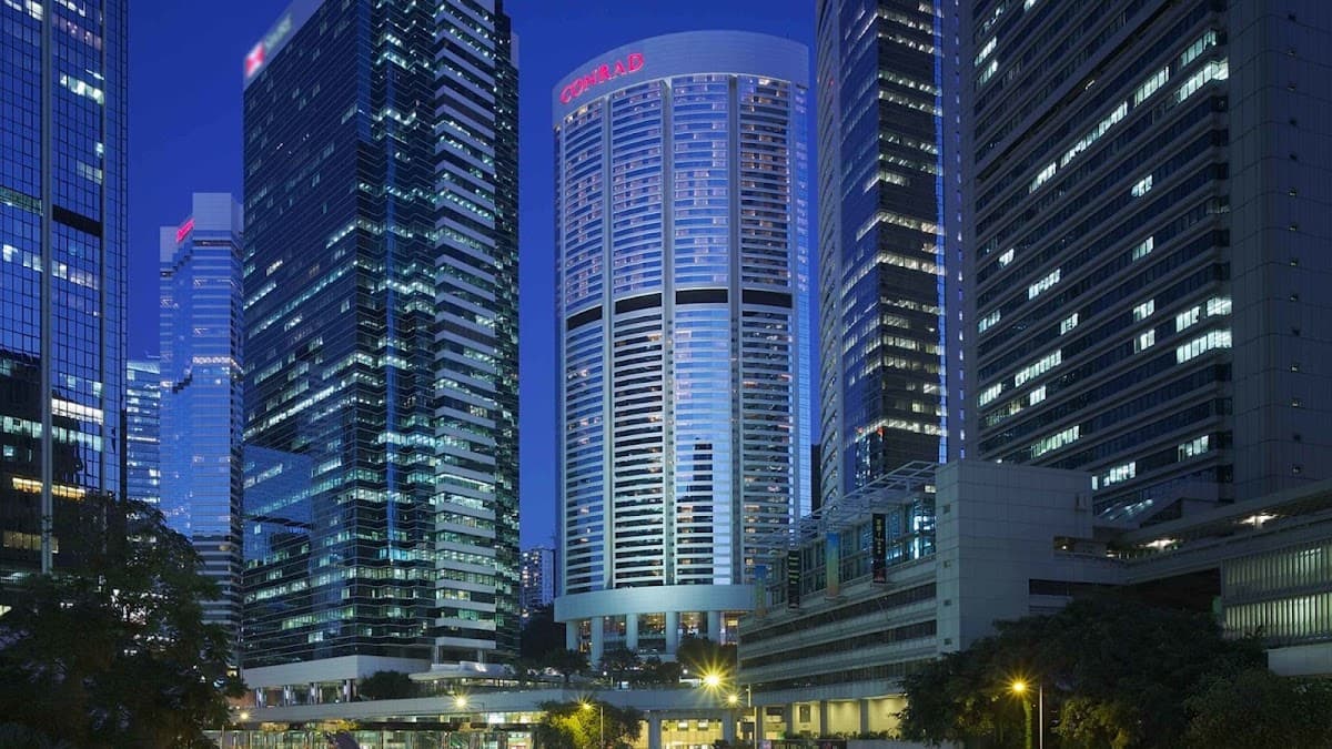 金鐘香港港麗酒店 Conrad Hong Kong 停車場 實景照片 1
