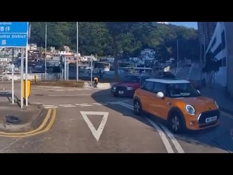 車CAM直擊 - 好清脆利落嘅撞擊聲 😶 置富 兩車相撞