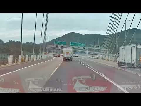 車CAM直擊 - 威呀😂自己行錯出口硬Cut，攬埋架貨車陪你