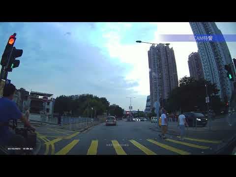 車CAM直擊 - 元朗國無奇不有 逆線再衝紅燈出馬田路 #YR9143