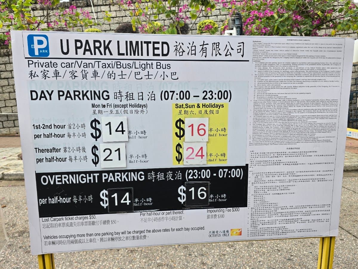 尖沙咀九龍公園停車場 實景照片 1