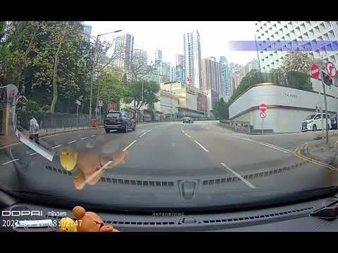 車CAM直擊 - 古有摩西過紅海，今有大媽過紅棉路