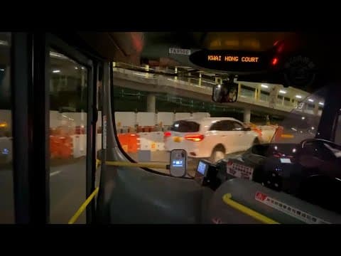 車CAM直擊 - 綠燈發夢唔開車 同大車拍跳轉彎差啲撞 葵益路右轉興芳路