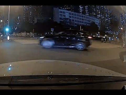 車CAM直擊 - 尚德 司機睇錯燈沖出黎，仲要唔收油