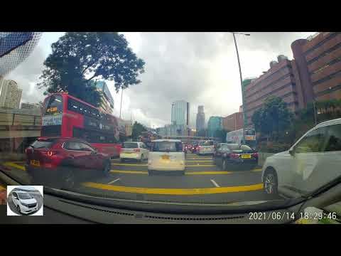 香港自駕遊 — 土瓜灣 — 紅磡海底隧道 — 山頂道 — 山頂廣場 — 花園道纜車總站 — 唯一大廈 ／ Driving in Hong Kong