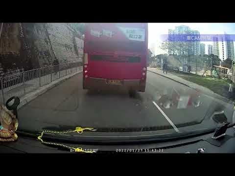 車CAM直擊 - 32H九巴連續2次雙白爬頭