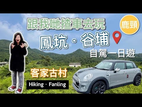 【MINI 揸車🚗去行山📍️谷埔】沙頭角邊境🤍鹿頸✳️鳳坑✳️谷埔🔸客家古村｜紅樹林｜手造雞屎藤茶粿🔸宋伯山水豆腐花🔸地道客家菜｜粉嶺新手行山路線🔸香港自駕遊｜行山🅿️免費泊車 ㊙️ドライビングツアー