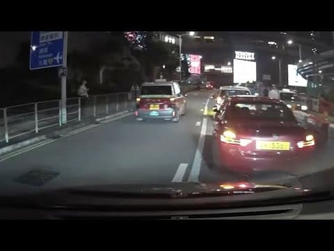車CAM直擊 - 呢啲路快得幾多啊？心急抽頭衝出去撞車