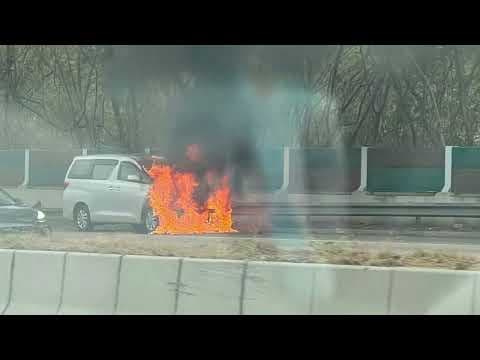 車CAM直擊 - 科學園→大埔 🔥 有車起火 🔥