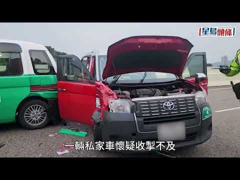 港深西部公路奪命車禍｜事發前車CAM曝光 揭的士停快線兩司機企車尾理論｜有片｜港深西部公路｜交通意外｜的士｜司機｜不治｜星島頭條新聞