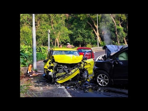 車CAM直擊 - 鹿頸三車相撞 事發一刻 2025/10/19