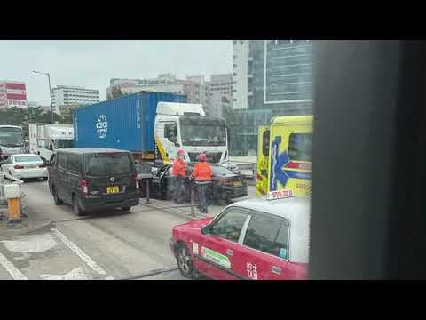 車CAM直擊 - 加士居橋三車TA 事發一刻
