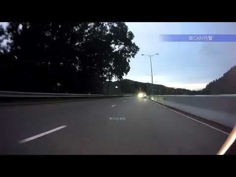 車CAM直擊 - 電單車欣澳道遇逆線私家車 行快啲命都無
