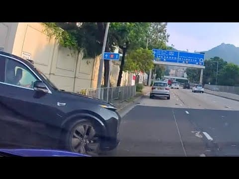 車CAM直擊 - 大陸牌晨早流流嚇你一跳