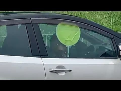 車CAM直擊 - 入迴旋處唔讓，仲要慢吞吞手指指