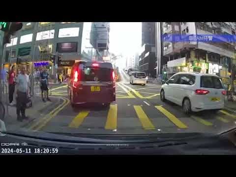 車CAM直擊 - WX1483 馬師道違例左轉往駱克道