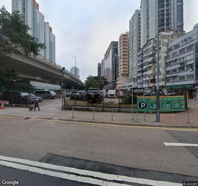 西灣河愛義街露天停車場