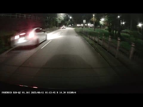 車CAM直擊 - 呢位白色車司機 睇唔清前面請勿過線扒頭 😥 大埔公路大窩段往上水方向
