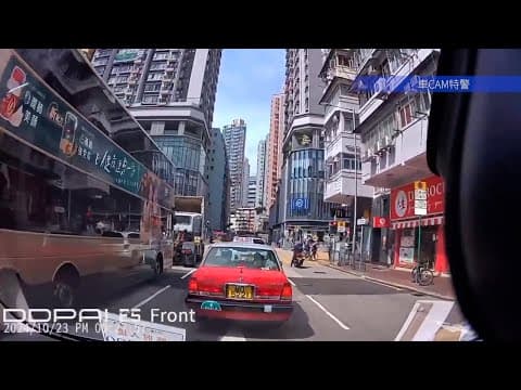 車CAM直擊 - 咁都要慳？入面兜一個圈都係出返呢條街喳喎 MD5221 長發街逆線行駛