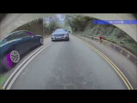 車CAM直擊 - LATM7 瘋狂駕駛！好惡喎benz大哥，燈位停左仲要拎住碌八達通棍落車