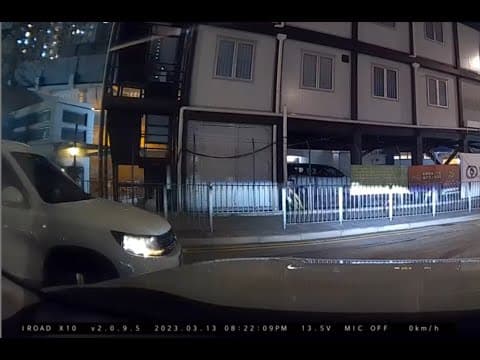 車CAM直擊 - 呢位直出四美街迴旋處嘅司機，請小心駕駛