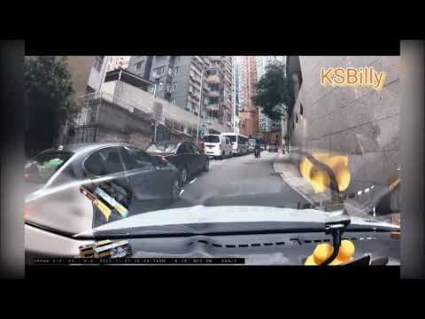 車CAM直擊 - 西摩道嘉輝大廈 錶位倒車相撞意外 