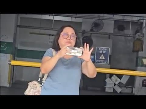 車CAM直擊 - 有頭髮嘅阿Bob🤔 好似唔係第一次攔住人唔俾泊車，有無人知佢咩事？