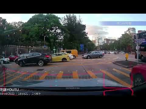 車CAM直擊 - 漆咸道cut六條線轉理工方向 #天下無敵甘拜下風