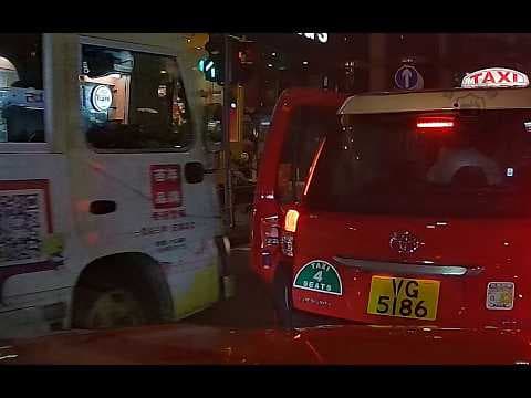 車CAM直擊 - 的士燈位中線上客 開車仲要唔關門 VG5186