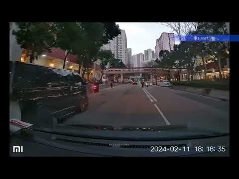 車CAM直擊 - 新年最緊要一家團聚 #請小心過馬路