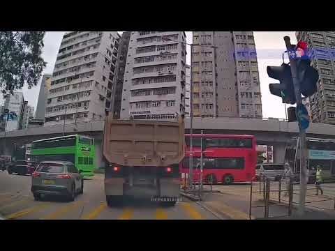 車CAM直擊 - 長沙灣道 泥鬼撞私家車