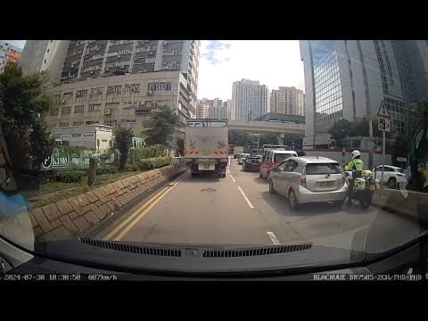 車CAM直擊 - 偉業街偷雞轉出偉發道 鐵馬等了你很久 RJ3911